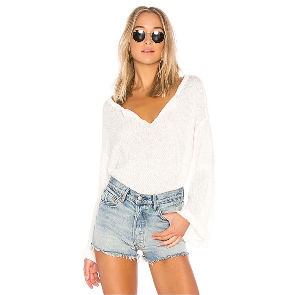 NWT Free People White dahlia thermal - Picture 6 of 8